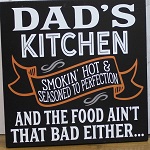 Dad's Kitchen, Smokin' hot &seasoned to perfection