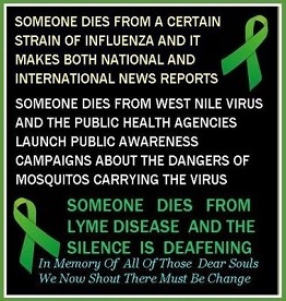Someone dies from Lyme Disease