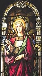 St. Agatha the Lord is with thee
