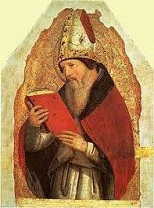 Saint Augustine the Lord is with thee