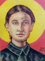 St. Gemma, patron saint of parachutiests
