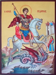 St. George, patrion saint of scouting