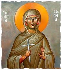 Saint Sophia teach us to pray