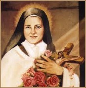 St. Therese the Lord is with thee