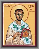 Saint Timothy, oatron saint of stomach ailments