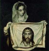 St. Veronica the Lord is with thee