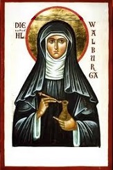 St. Walburga the Lord is with Thee